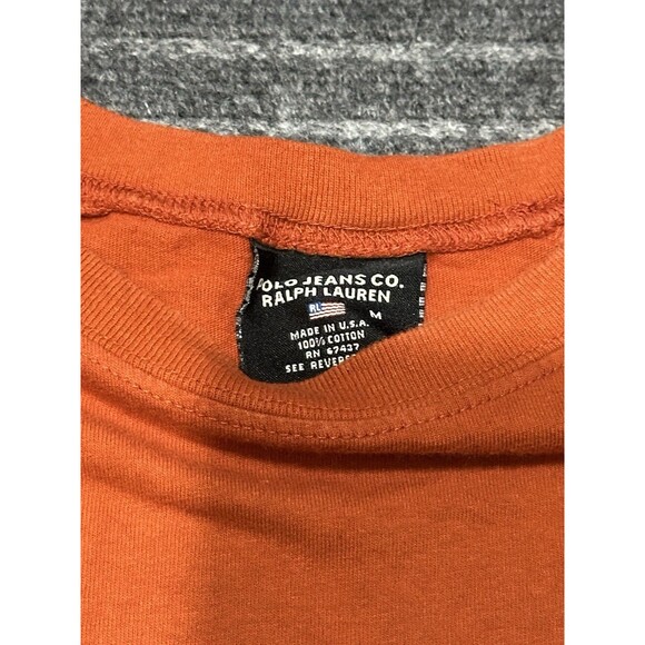 RARE Vintage Y2K Polo Ralph Lauren‎ Jeans Co LS T-Shirt M Tie-Dye Skater USA - Picture 3 of 4